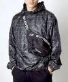 Hooded Anorak Jacket in Black