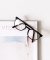 Square Glasses in Black with Clear Lens