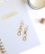 Chain Drop Earrings in Gold Tone